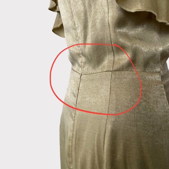 NWT Donna Mizani Cocktail Dress Alianna Sleeveless A-Line Midi Women's Small - Picture 9 of 12